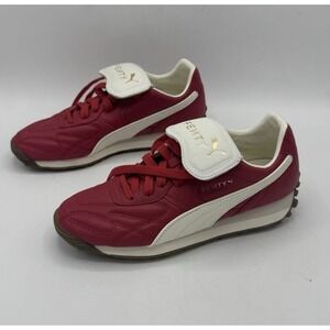 Puma Red and White Sneakers
